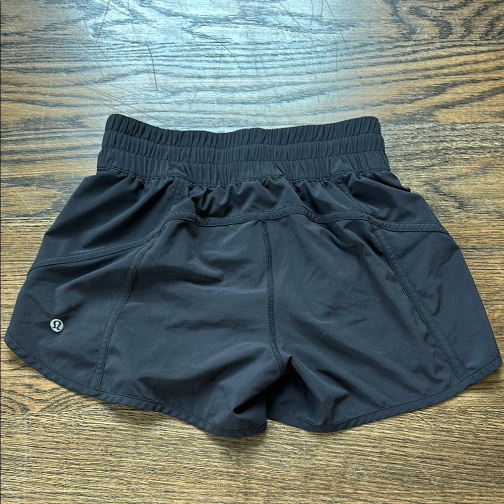 lululemon athletica Black Athletic Shorts with Elastic Waistband